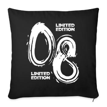 Spiral of Contrasts Limited Edition 2008 - Sofa pillowcase 17,3'' x 17,3'' (45 x 45 cm) - black - Front