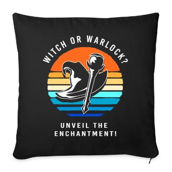 Halloween Gender Reveal - Sofa pillowcase 17,3'' x 17,3'' (45 x 45 cm) - black - Front