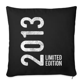 12ème anniversaire Garçon Filles 12 Ans 2013 - Housse de coussin décorative 45 x 45 cm - noir - Devant