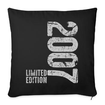 19th Birthday Young Girls 19 Years 2007 - Sofa pillowcase 17,3'' x 17,3'' (45 x 45 cm) - black - Front