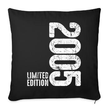 21st Birthday Man Woman 21 Years 2005 Birthday - Sofa pillowcase 17,3'' x 17,3'' (45 x 45 cm) - black - Front