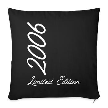 2006 Millennium Limited Edition - Sofa pillowcase 17,3'' x 17,3'' (45 x 45 cm) - black - Front