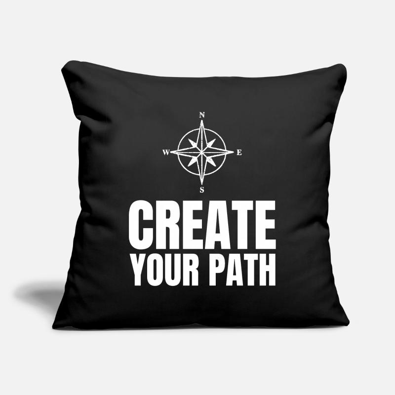 Create Your Path Sofa pillowcase 17,3'' x 17,3'' (45 x 45 cm)