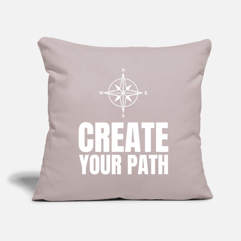 Create Your Path Sofa pillowcase 17,3'' x 17,3'' (45 x 45 cm)