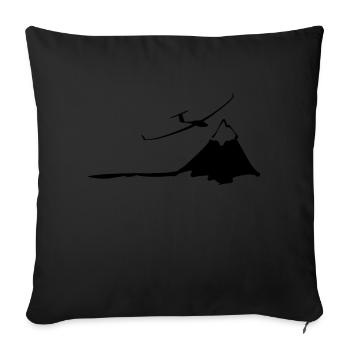 glider - Housse de coussin décorative 45 x 45 cm - noir - Devant