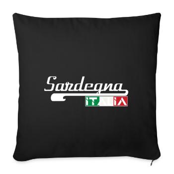 SARDEGNA ITALIA (w) - Housse de coussin décorative 45 x 45 cm - noir - Devant