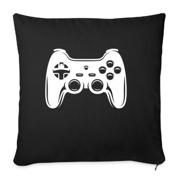 Joystick - Sofakissenbezug 45 x 45 cm - Schwarz - Vorne