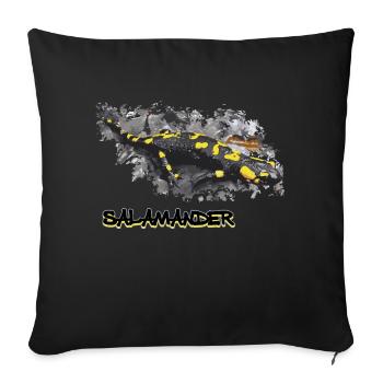 salamandre - Housse de coussin décorative 45 x 45 cm - noir - Devant