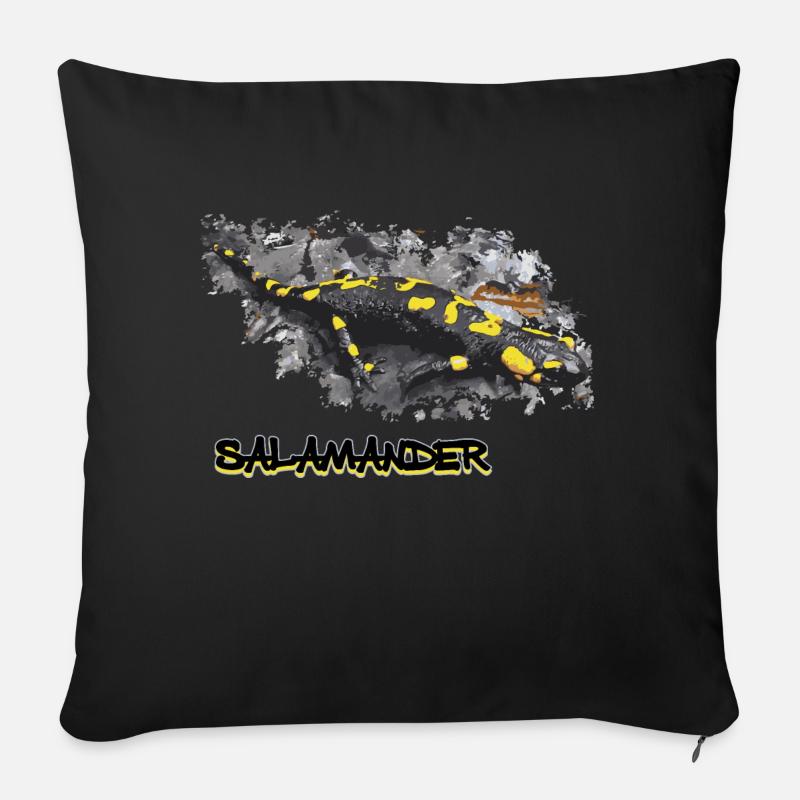 salamander - Sofakissenbezug 45 x 45 cm - Schwarz
