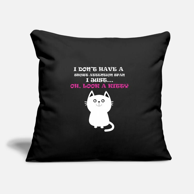 kitty Lustige T-Shirts Sofakissenbezug 45 x 45 cm