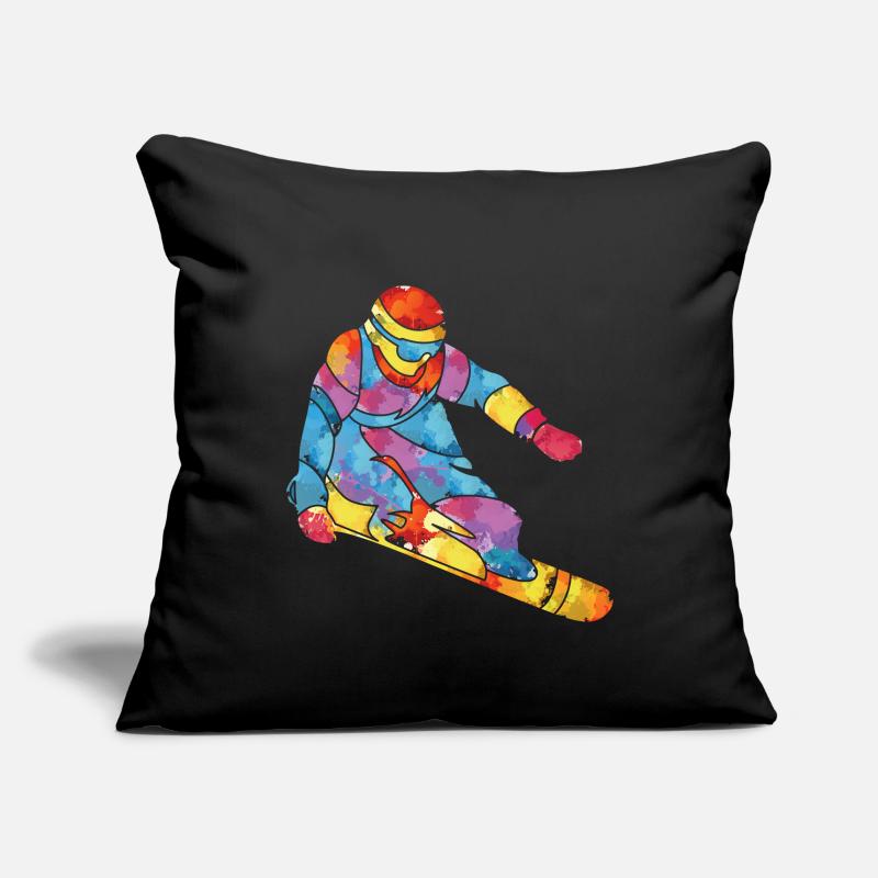 Snowboard Snowboarder Snowboarden Winter Geschenk Sofakissenbezug 45 x 45 cm