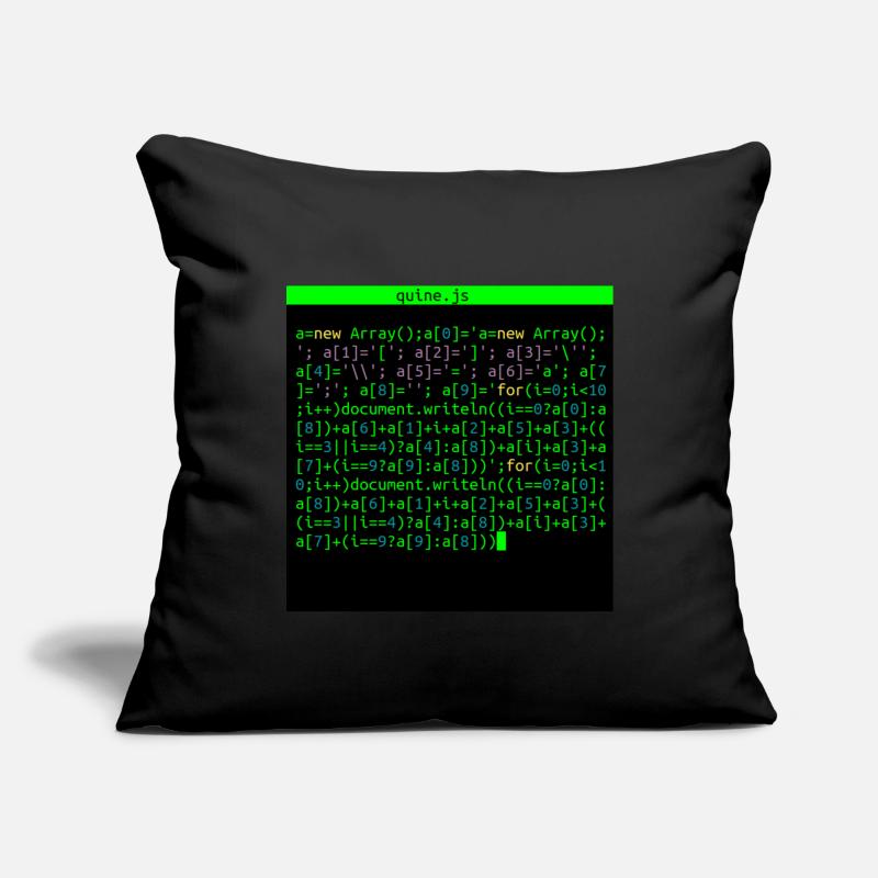 quine javascript Sofa pillowcase 17,3'' x 17,3'' (45 x 45 cm)