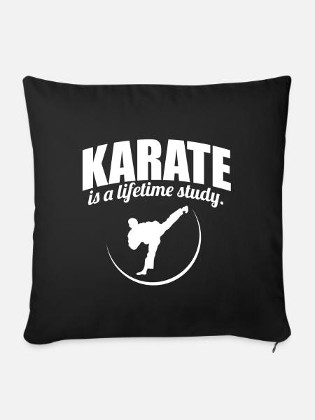 Karate - Sofakissenbezug 45 x 45 cm - Schwarz