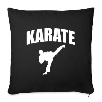 Karate - Sofakissenbezug 45 x 45 cm - Schwarz - Vorne