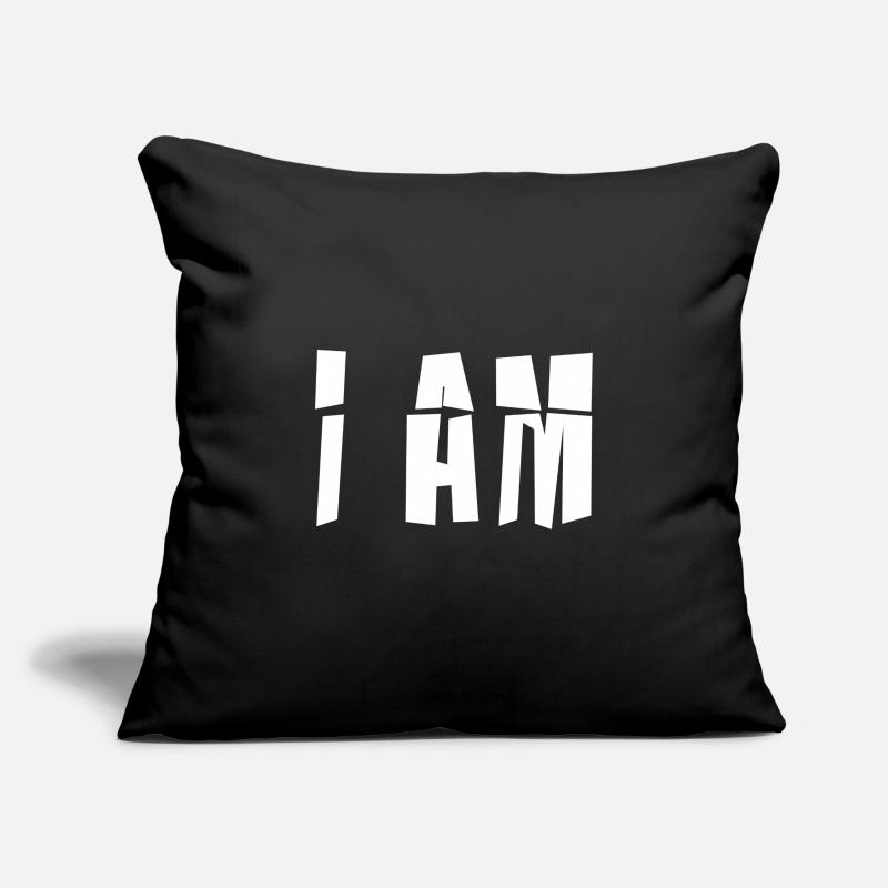 I AM Geschenk Witzige Geschenkidee Sofakissenbezug 45 x 45 cm
