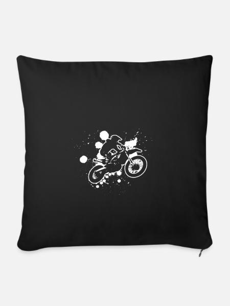 Enduro - Sofakissenbezug 45 x 45 cm - Schwarz
