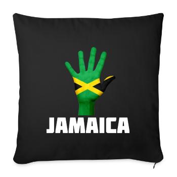 jamaica - Sofa pillowcase 17,3'' x 17,3'' (45 x 45 cm) - black - Front