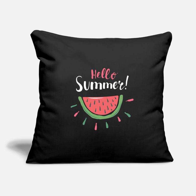 Hello Summer Melone Sommer Design Geschenk Cool Sofakissenbezug 45 x 45 cm