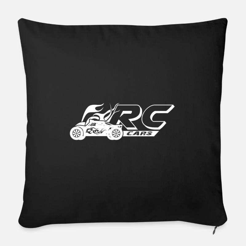 RC Modellbau - Sofakissenbezug 45 x 45 cm - Schwarz