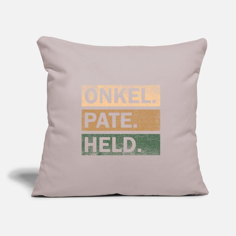 Onkel Pate Held Geschenkidee Sofakissenbezug 45 x 45 cm