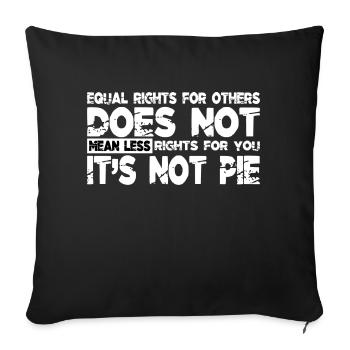 gender boobies rbg ruth civil rights mgtow cool - Sofa pillowcase 17,3'' x 17,3'' (45 x 45 cm) - black - Front
