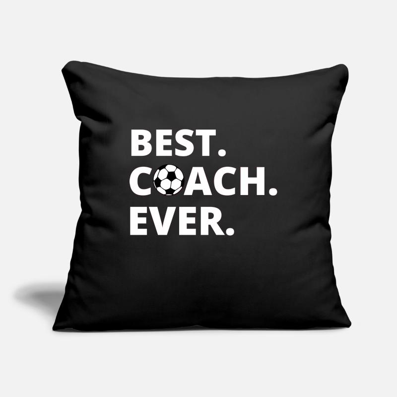 BEST COACH EVER Sofa pillowcase 17,3'' x 17,3'' (45 x 45 cm)