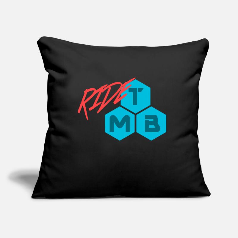 BALADE EN VTT Housse de coussin décorative 45 x 45 cm