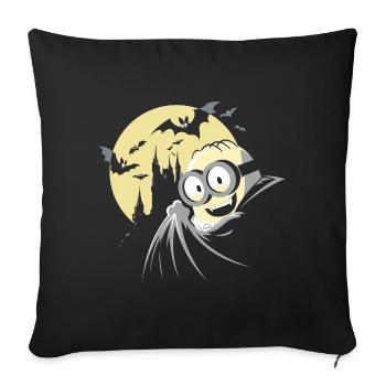 Minions Dave Halloween - Sofa pillowcase 17,3'' x 17,3'' (45 x 45 cm) - black - Front