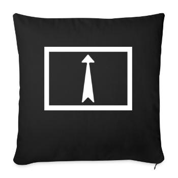 KSK Tactical Sign Bundeswehr - Sofa pillowcase 17,3'' x 17,3'' (45 x 45 cm) - black - Front