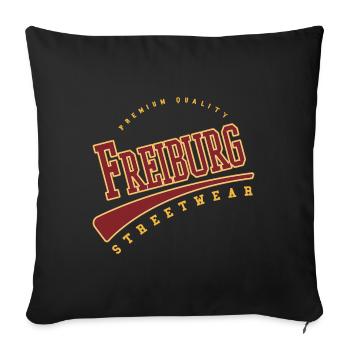 Freiburg Germany College High School Style - Sofa pillowcase 17,3'' x 17,3'' (45 x 45 cm) - black - Front