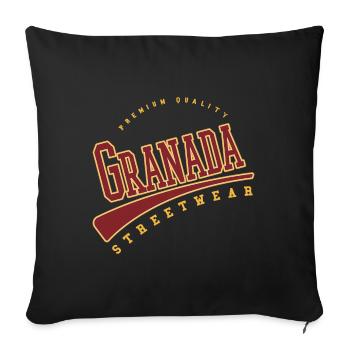 Granada Spanien College High School Style - Sofakissenbezug 45 x 45 cm - Schwarz - Vorne