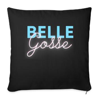 Article "Belle Gosse" - Housse de coussin décorative 45 x 45 cm - noir - Devant