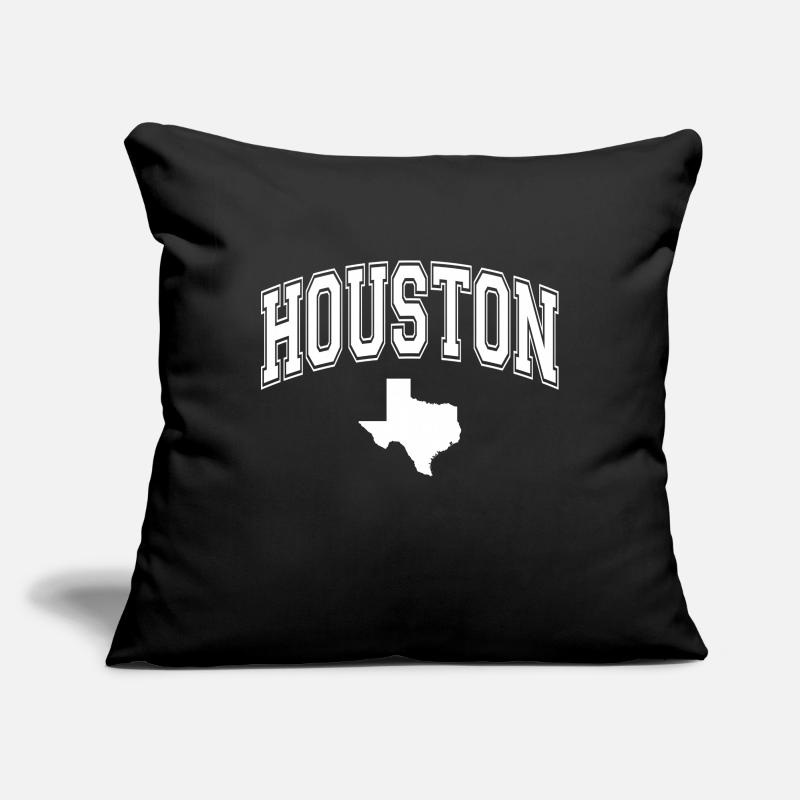 houston plan plan Housse de coussin décorative 45 x 45 cm
