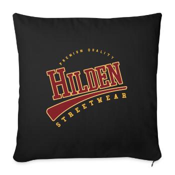 Hilden, Germany, College High School Style - Sofa pillowcase 17,3'' x 17,3'' (45 x 45 cm) - black - Front