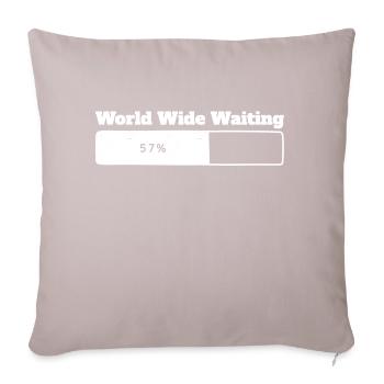 Admin Administrator Internet Download Informatiker - Sofakissenbezug 45 x 45 cm - helles Taupe - Vorne