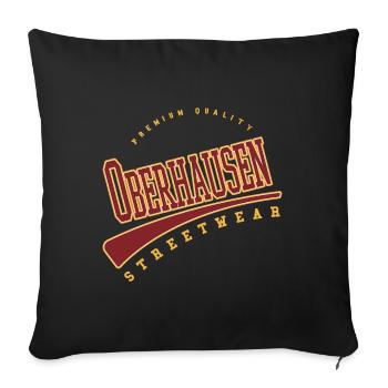 Oberhausen Germany College High School Style - Sofa pillowcase 17,3'' x 17,3'' (45 x 45 cm) - black - Front