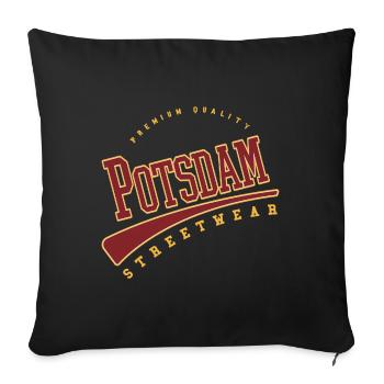 Potsdam Germany College High School Style - Sofa pillowcase 17,3'' x 17,3'' (45 x 45 cm) - black - Front
