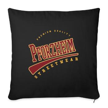 Pforzheim Germany College High School Style - Sofa pillowcase 17,3'' x 17,3'' (45 x 45 cm) - black - Front