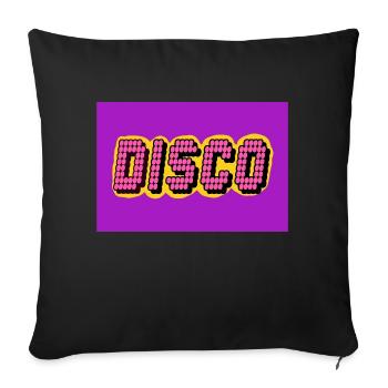 Amateurs de musique disco - Housse de coussin décorative 45 x 45 cm - noir - Devant