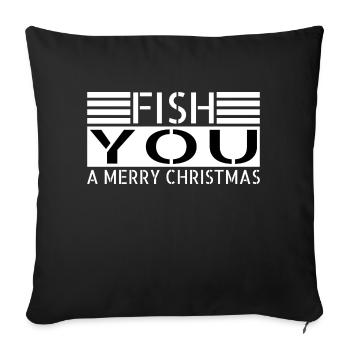 Fairy Tail Barbecuing Beach Holiday Carolina - Sofa pillowcase 17,3'' x 17,3'' (45 x 45 cm) - black - Front