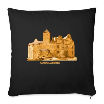 Cadolzburg Burg Fürth Franken Bavaria - Sofa pillowcase 17,3'' x 17,3'' (45 x 45 cm) - black - Front