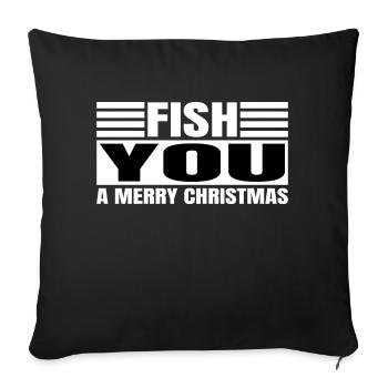 Dinosaur lover axie dinosaur fan happy beards - Sofa pillowcase 17,3'' x 17,3'' (45 x 45 cm) - black - Front