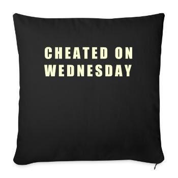 Infidelity - Stranger - Sofa pillowcase 17,3'' x 17,3'' (45 x 45 cm) - black - Front