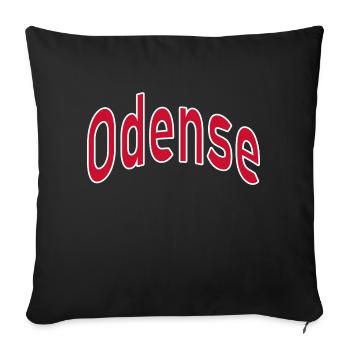 Odense - Sofa pillowcase 17,3'' x 17,3'' (45 x 45 cm) - black - Front