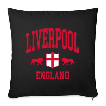 Liverpool - Housse de coussin décorative 45 x 45 cm - noir - Devant