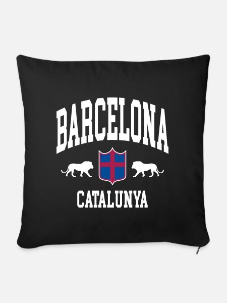 Barcelona - Sofakissenbezug 45 x 45 cm - Schwarz