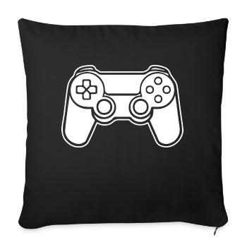 Controller Gaming Video Games Gamepad - Sofa pillowcase 17,3'' x 17,3'' (45 x 45 cm) - black - Front