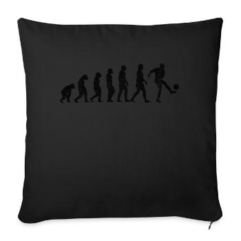 Soccer Team Soccer Player Soccer Design - Sofa pillowcase 17,3'' x 17,3'' (45 x 45 cm) - black - Front