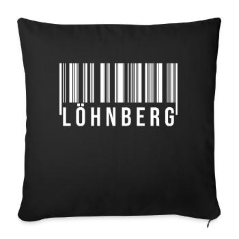 Löhnberg Westerwald - Sofakissenbezug 45 x 45 cm - Schwarz - Vorne