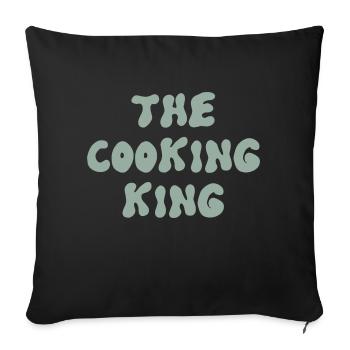 the cooking king - Sofakissenbezug 45 x 45 cm - Schwarz - Vorne